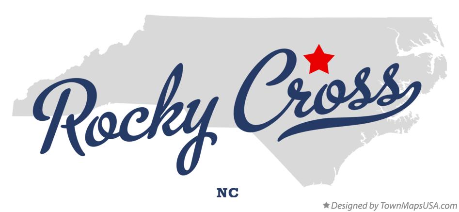 Map of Rocky Cross North Carolina NC
