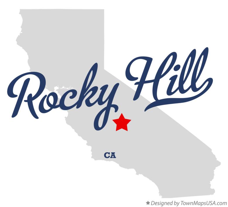 Map of Rocky Hill California CA
