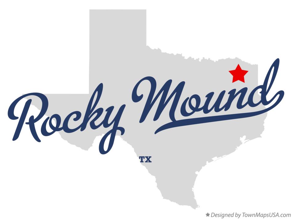 Map of Rocky Mound Texas TX