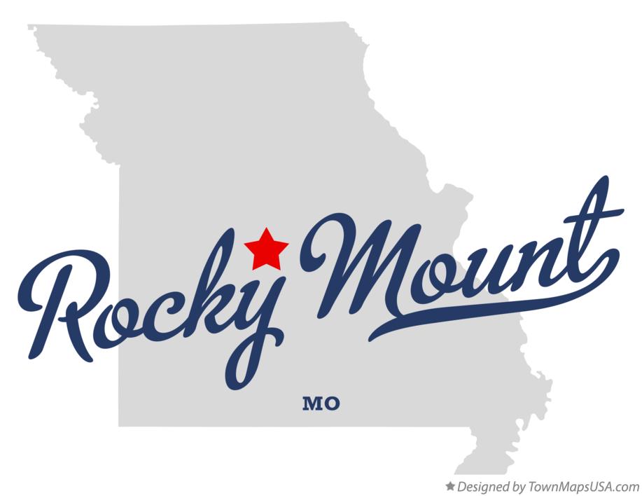 Map of Rocky Mount Missouri MO