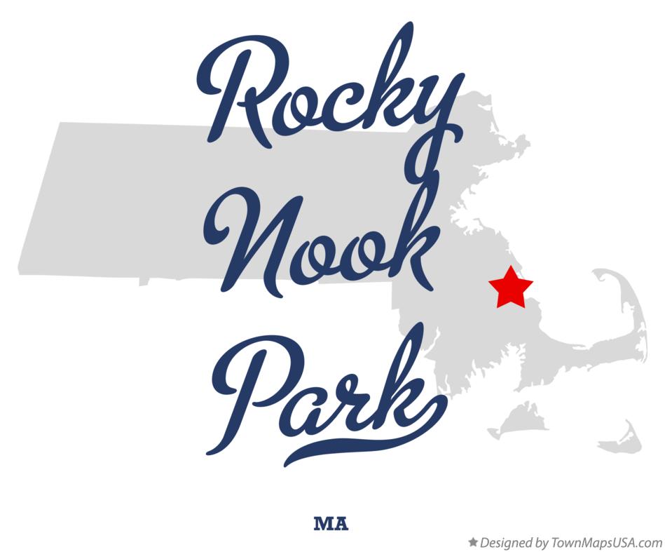Map of Rocky Nook Park Massachusetts MA