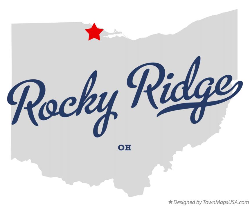 Map of Rocky Ridge Ohio OH