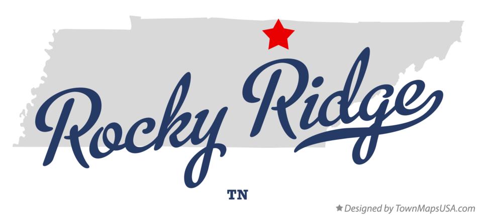Map of Rocky Ridge Tennessee TN