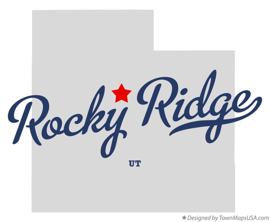 Map of Rocky Ridge Utah UT