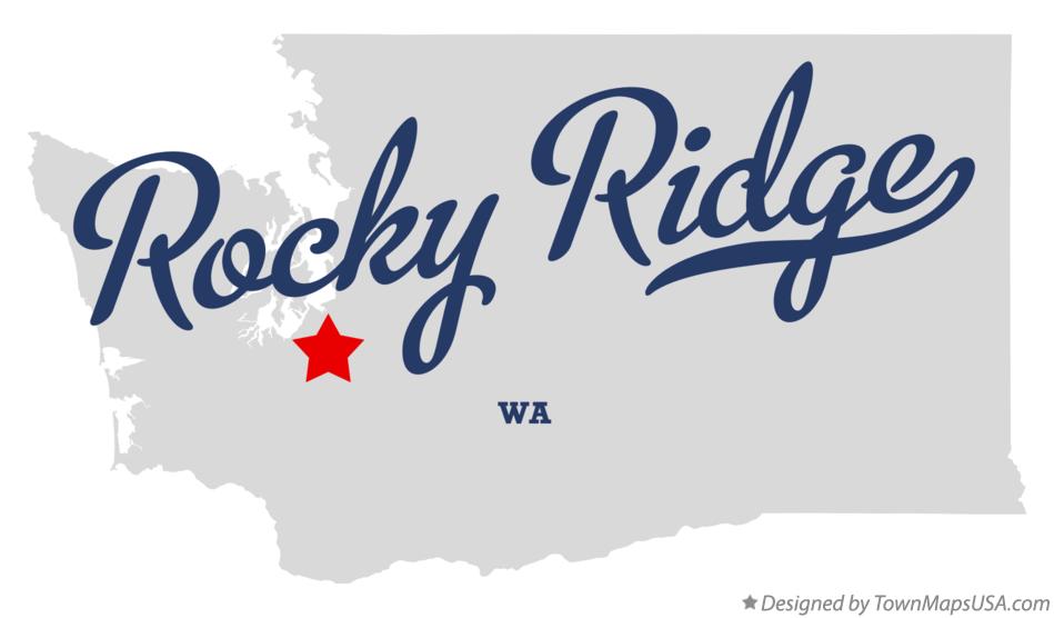Map of Rocky Ridge Washington WA