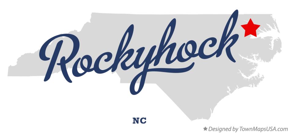 Map of Rockyhock North Carolina NC