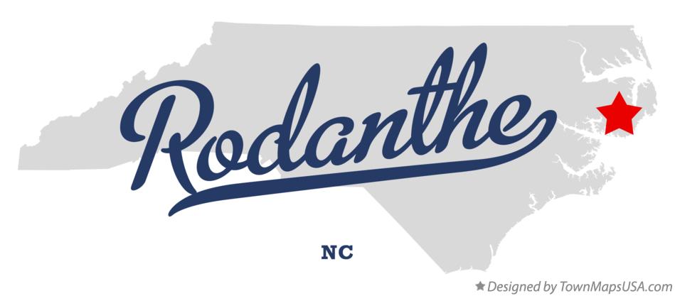 Map of Rodanthe North Carolina NC