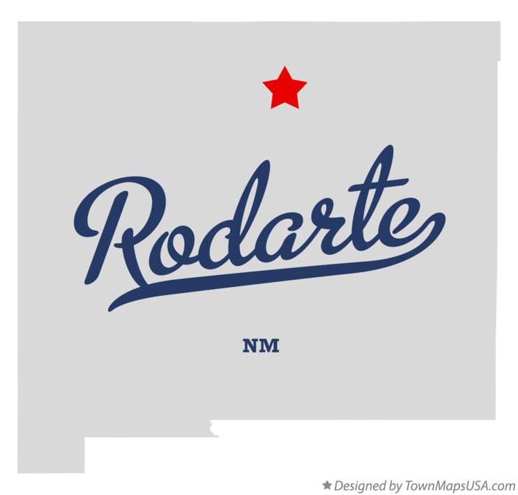 Map of Rodarte New Mexico NM