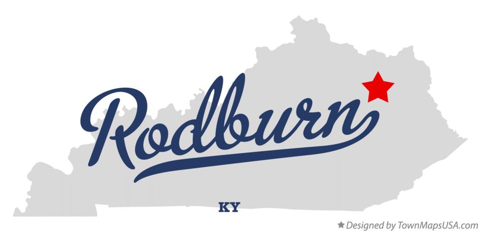 Map of Rodburn Kentucky KY