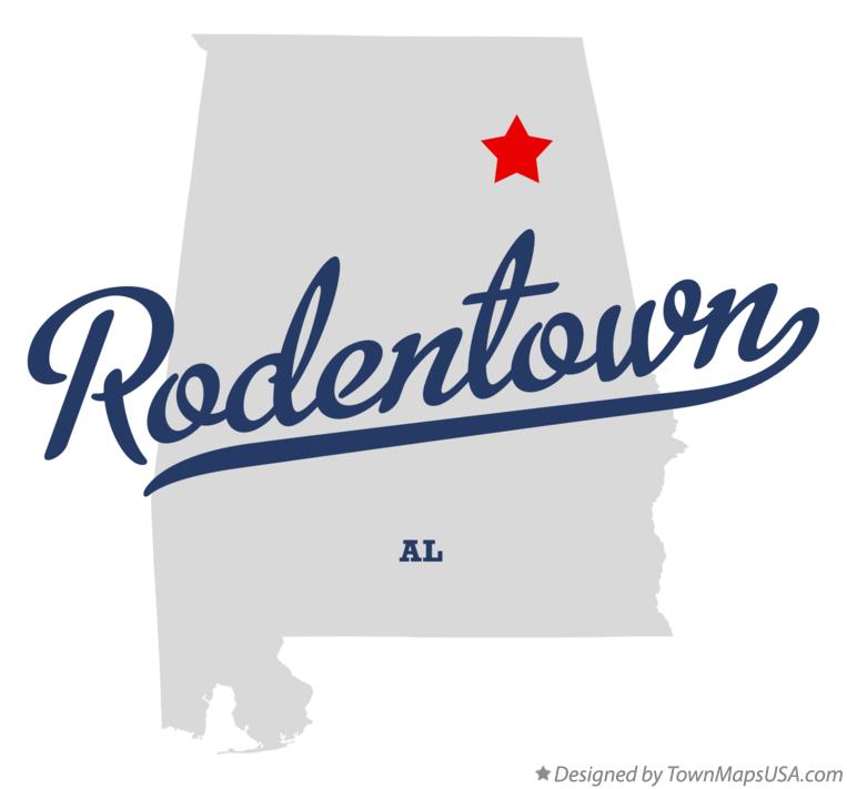Map of Rodentown Alabama AL