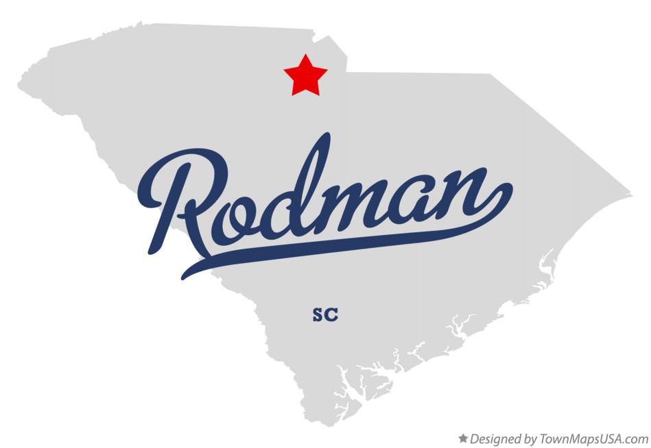 Map of Rodman South Carolina SC