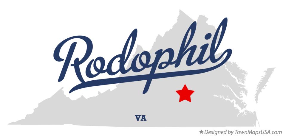 Map of Rodophil Virginia VA