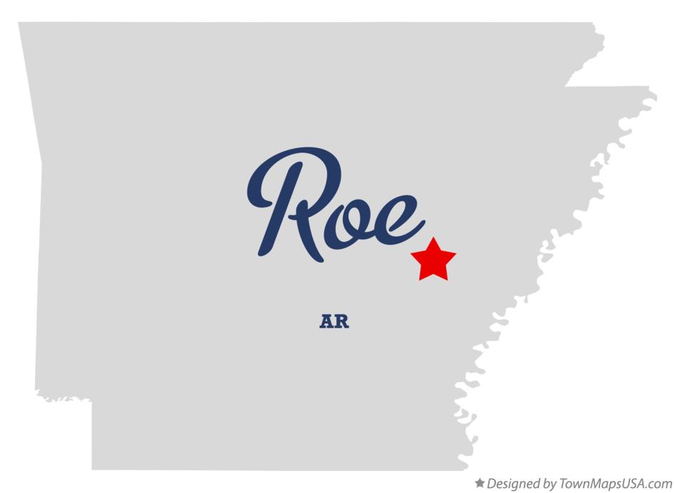 Map of Roe Arkansas AR