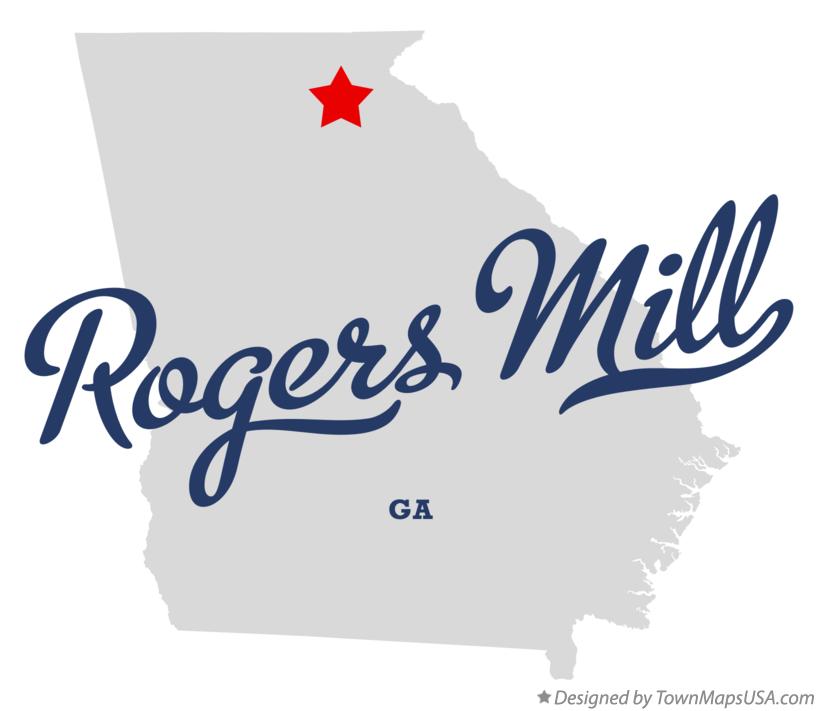 Map of Rogers Mill Georgia GA