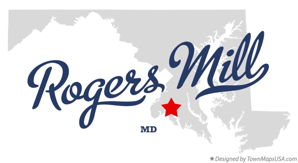 Map of Rogers Mill Maryland MD