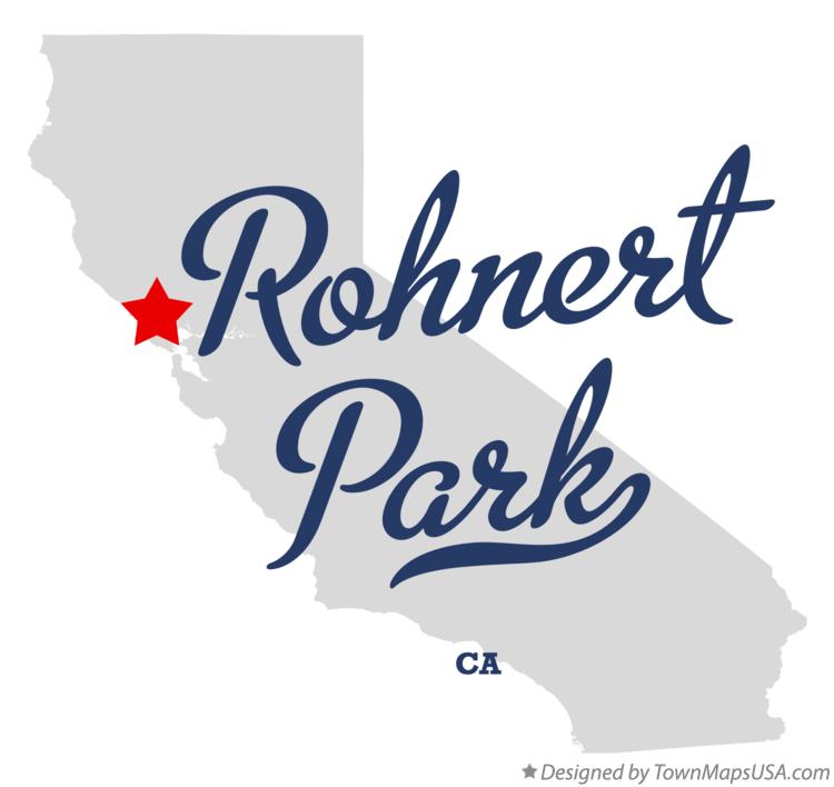 Map of Rohnert Park California CA