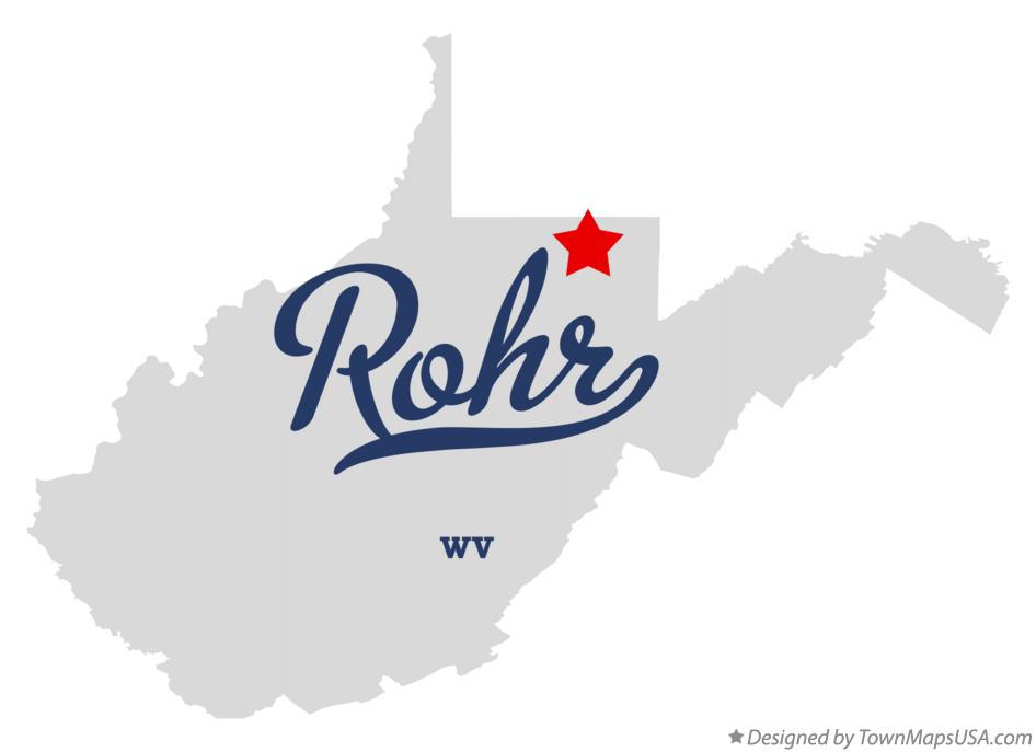 Map of Rohr West Virginia WV