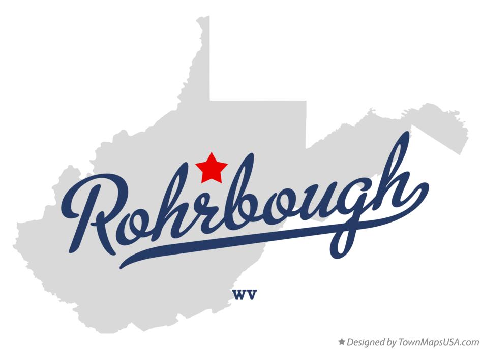 Map of Rohrbough West Virginia WV