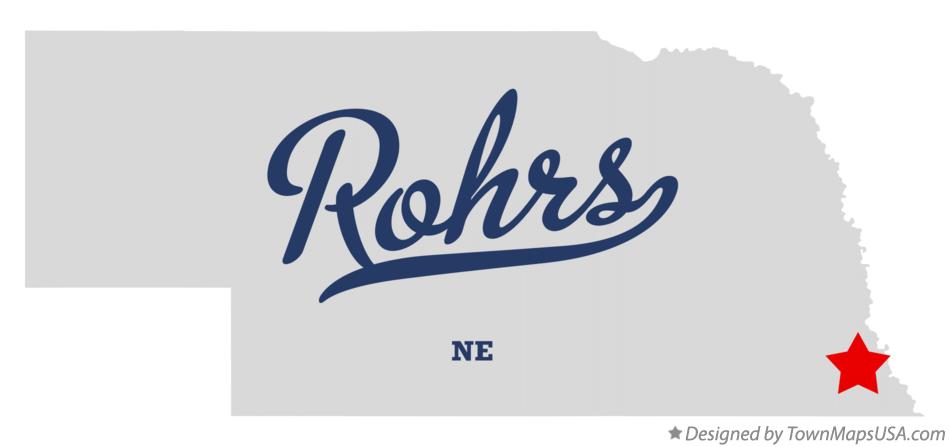 Map of Rohrs Nebraska NE