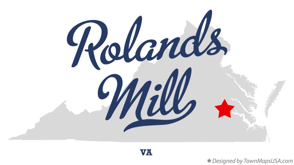 Map of Rolands Mill Virginia VA