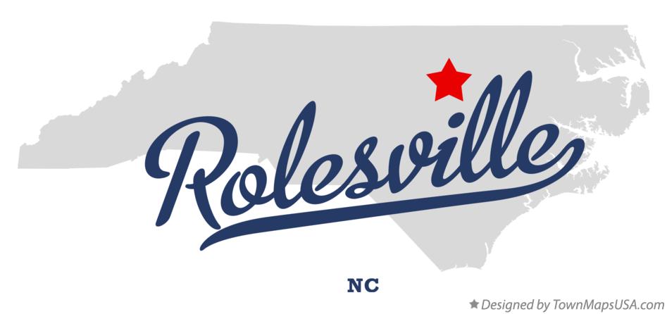 Map of Rolesville North Carolina NC