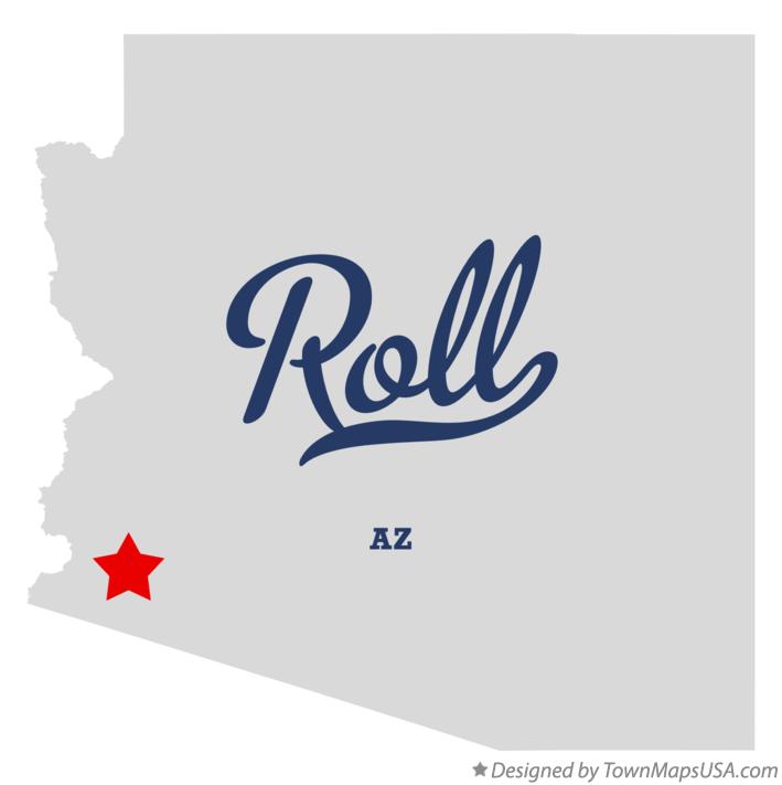 Map of Roll Arizona AZ