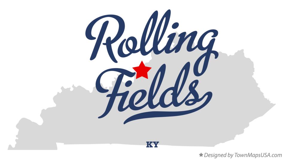 Map of Rolling Fields Kentucky KY