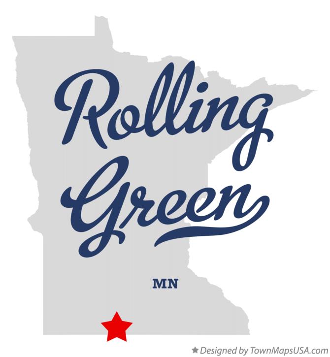 Map of Rolling Green Minnesota MN