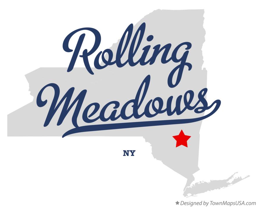Map of Rolling Meadows New York NY