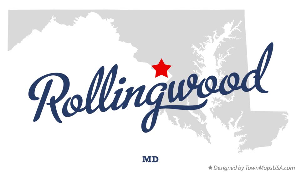 Map of Rollingwood Maryland MD