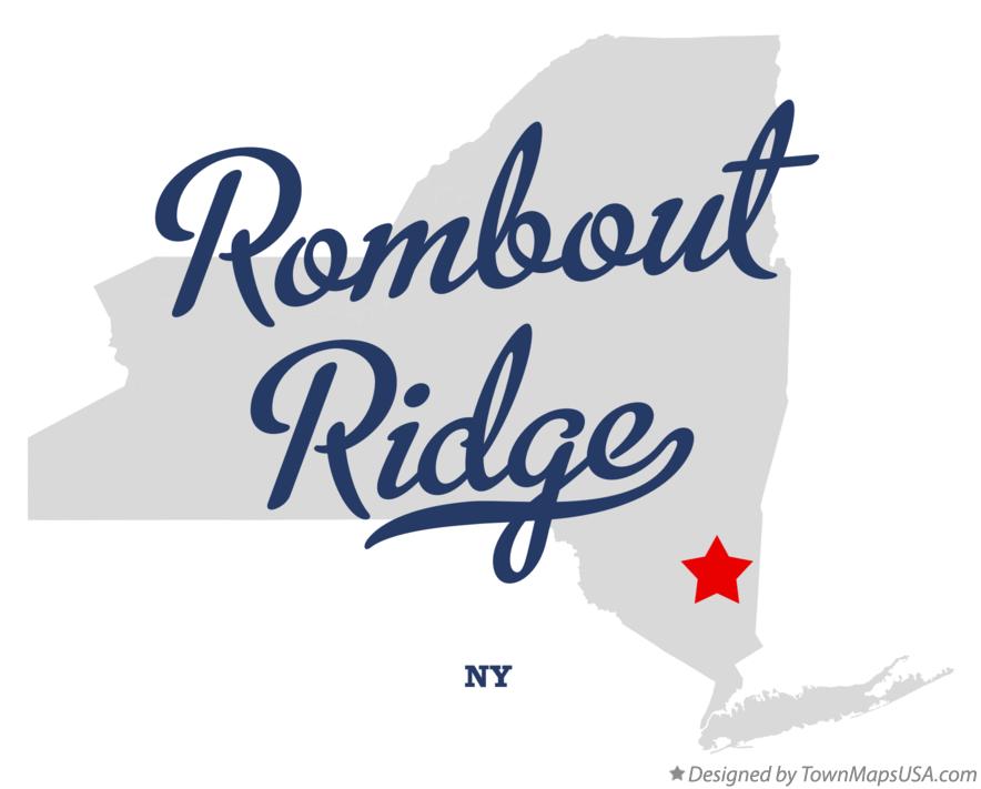 Map of Rombout Ridge New York NY