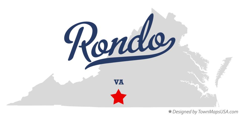 Map of Rondo Virginia VA