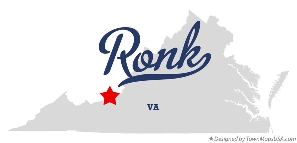 Map of Ronk Virginia VA