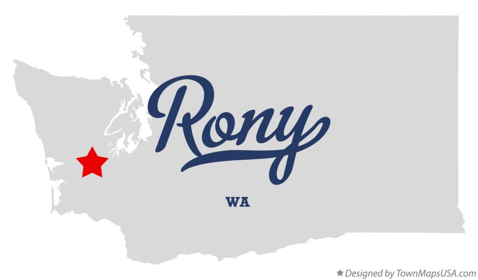 Map of Rony Washington WA