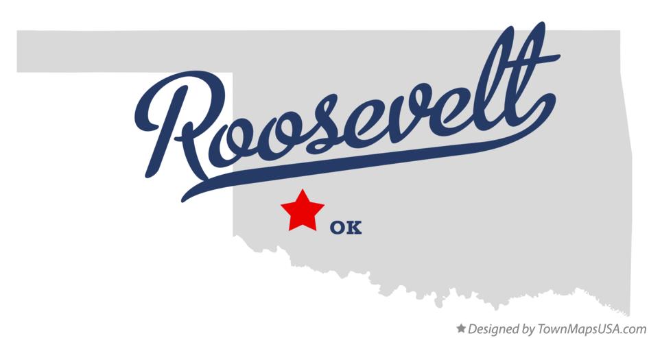 Map of Roosevelt Oklahoma OK