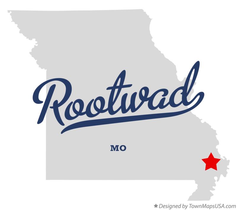 Map of Rootwad Missouri MO