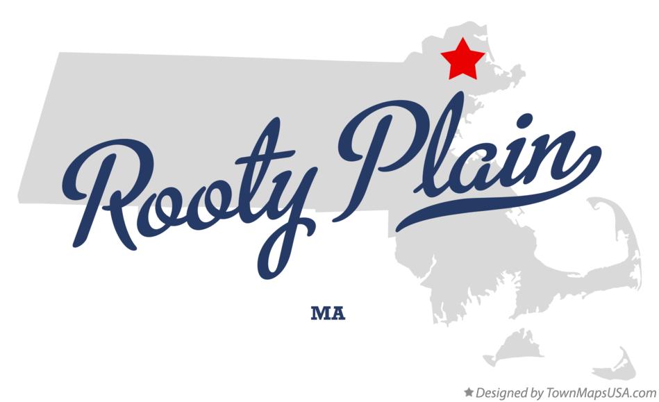 Map of Rooty Plain Massachusetts MA