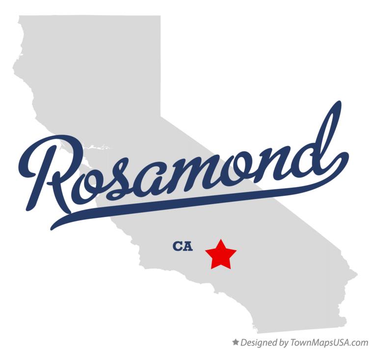 Map of Rosamond California CA