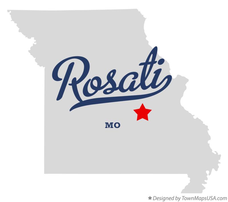 Map of Rosati Missouri MO