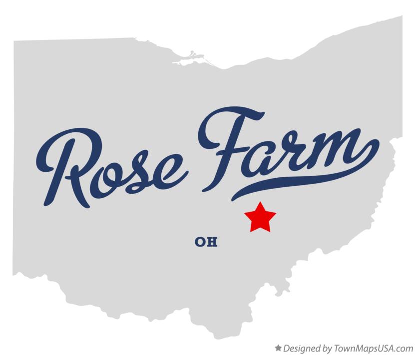 Map of Rose Farm Ohio OH