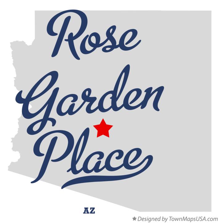 Map of Rose Garden Place Arizona AZ