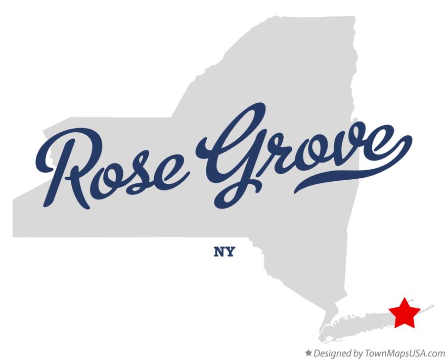 Map of Rose Grove New York NY