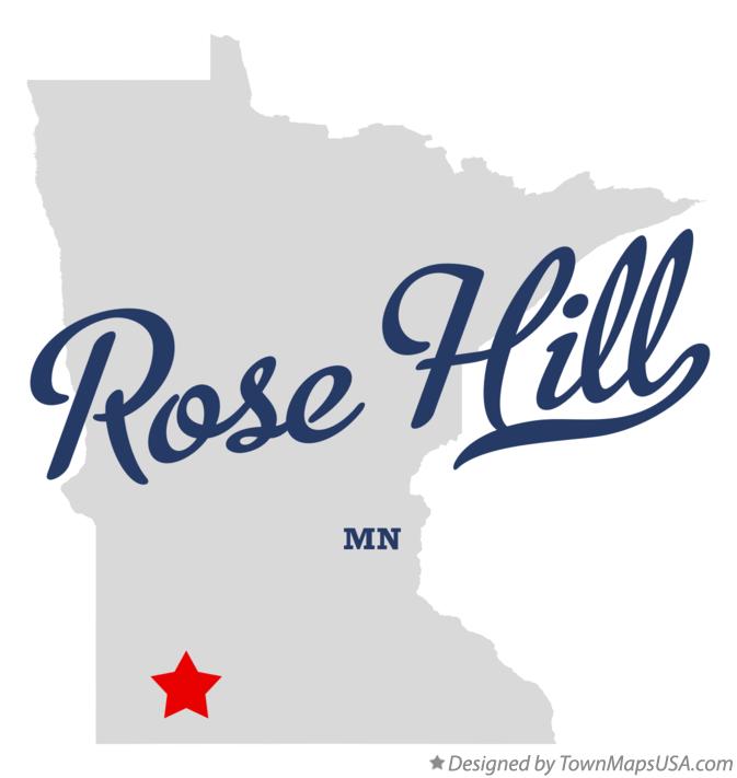 Map of Rose Hill Minnesota MN