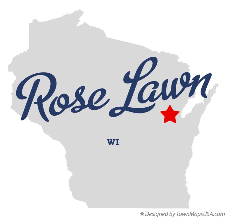 Map of Rose Lawn Wisconsin WI