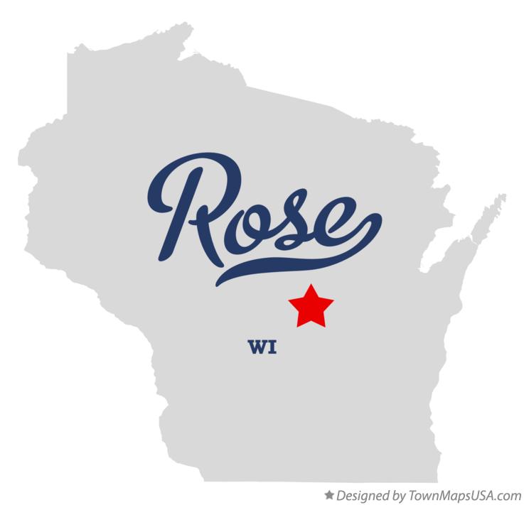 Map of Rose Wisconsin WI