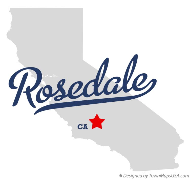 Map of Rosedale California CA