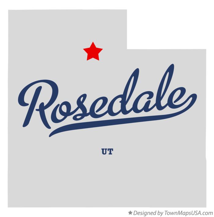 Map of Rosedale Utah UT