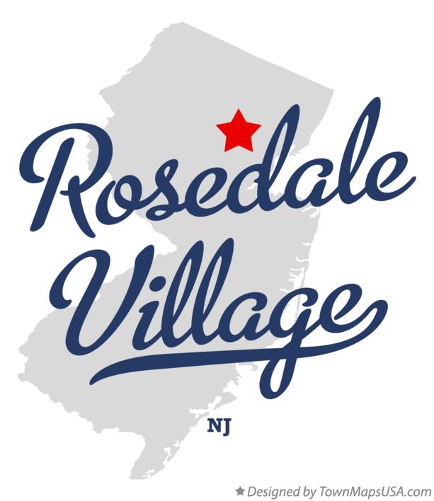Map of Rosedale Village New Jersey NJ