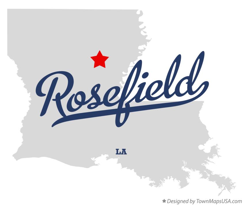 Map of Rosefield Louisiana LA