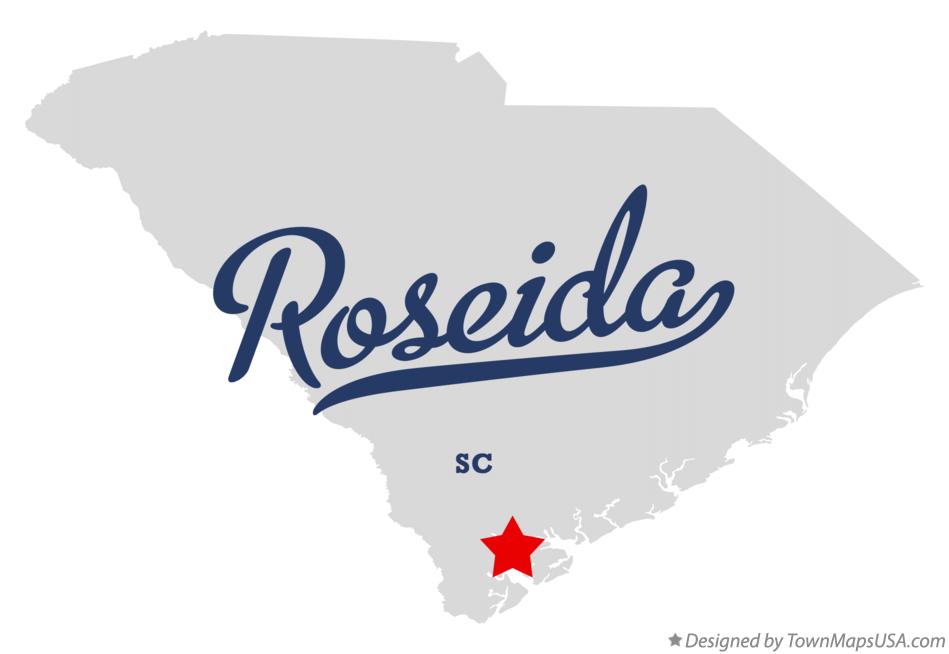 Map of Roseida South Carolina SC